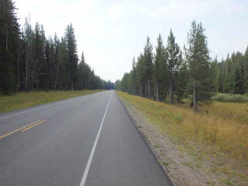 GDMBR: We're rolling south US 99/191/287 toward Moran Junction.